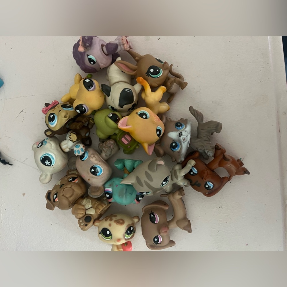 lps lot + houses & accessories